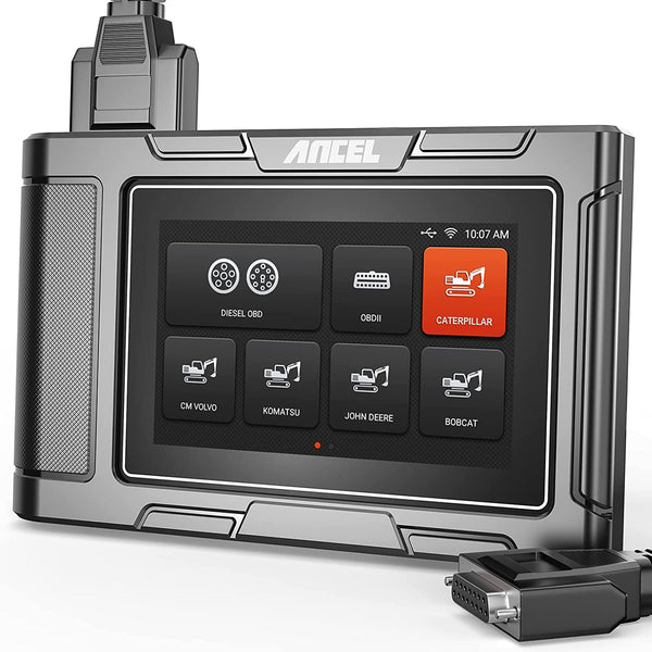 ANCEL V5 HD Heavy Duty Truck Scanner,2024 Elite Bidirectional Diesel  Diagnostic Scan Tool ECU Coding,40+ Resets Full System Diagnostic Tool Code