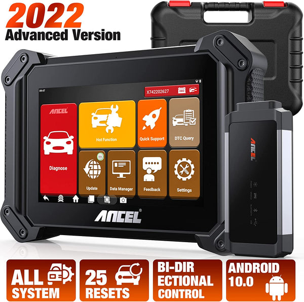 Bi-directional Scan Tool Ancel V6 PRO 25 Service Functions Bluetooth